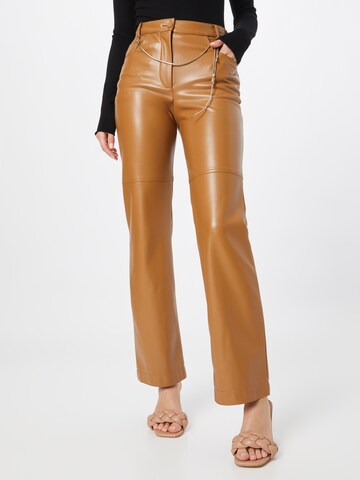 PATRIZIA PEPE Regular Pants in Brown: front