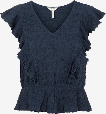 OBJECT Shirt 'Anna' in Blauw: voorkant