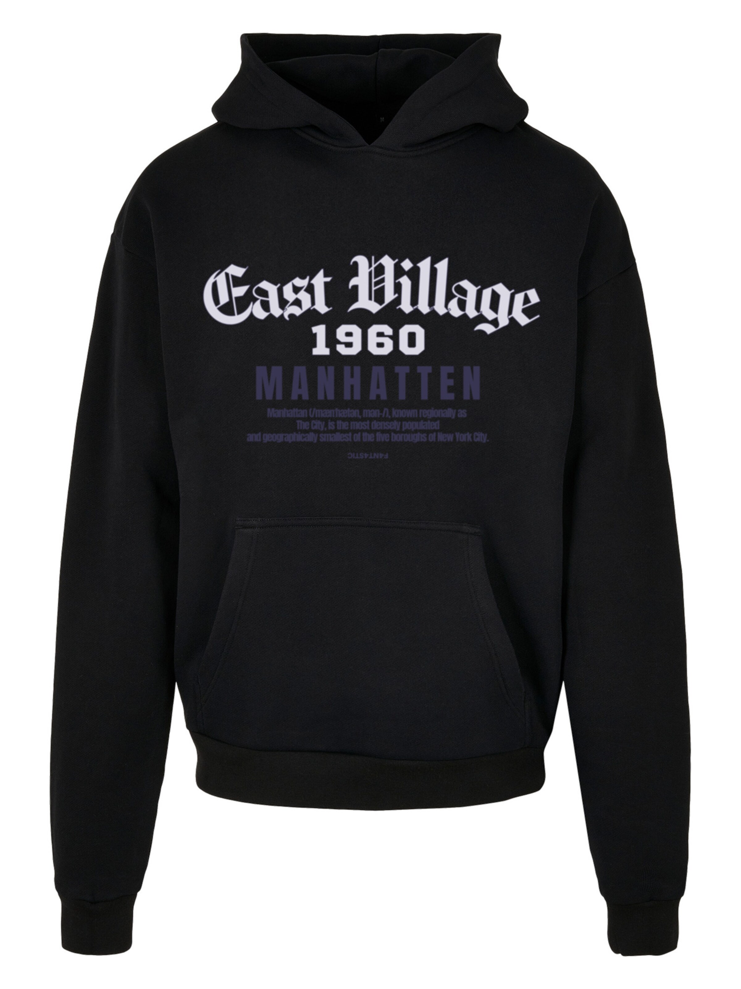 F4NT4STIC Sweatshirt in Black: front