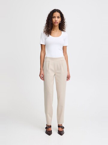 ICHI - regular Pantalón chino ' Kate ' en beige