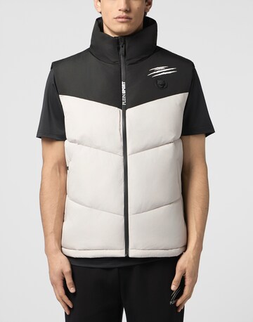 Gilet Plein Sport en beige : devant