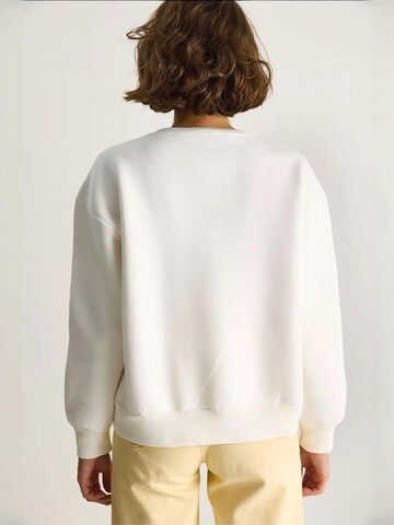 Sweat-shirt Bianco Lucci en blanc