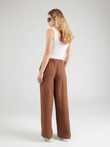 ABOUT YOU Wide Leg Hose 'Lenni' in Braun