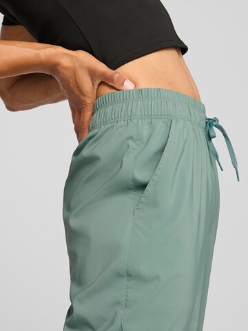 PUMA Wide leg Sportbyxa i grön