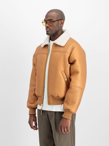 ALPHA INDUSTRIES Winter Jacket 'B-15 Modified' in Beige