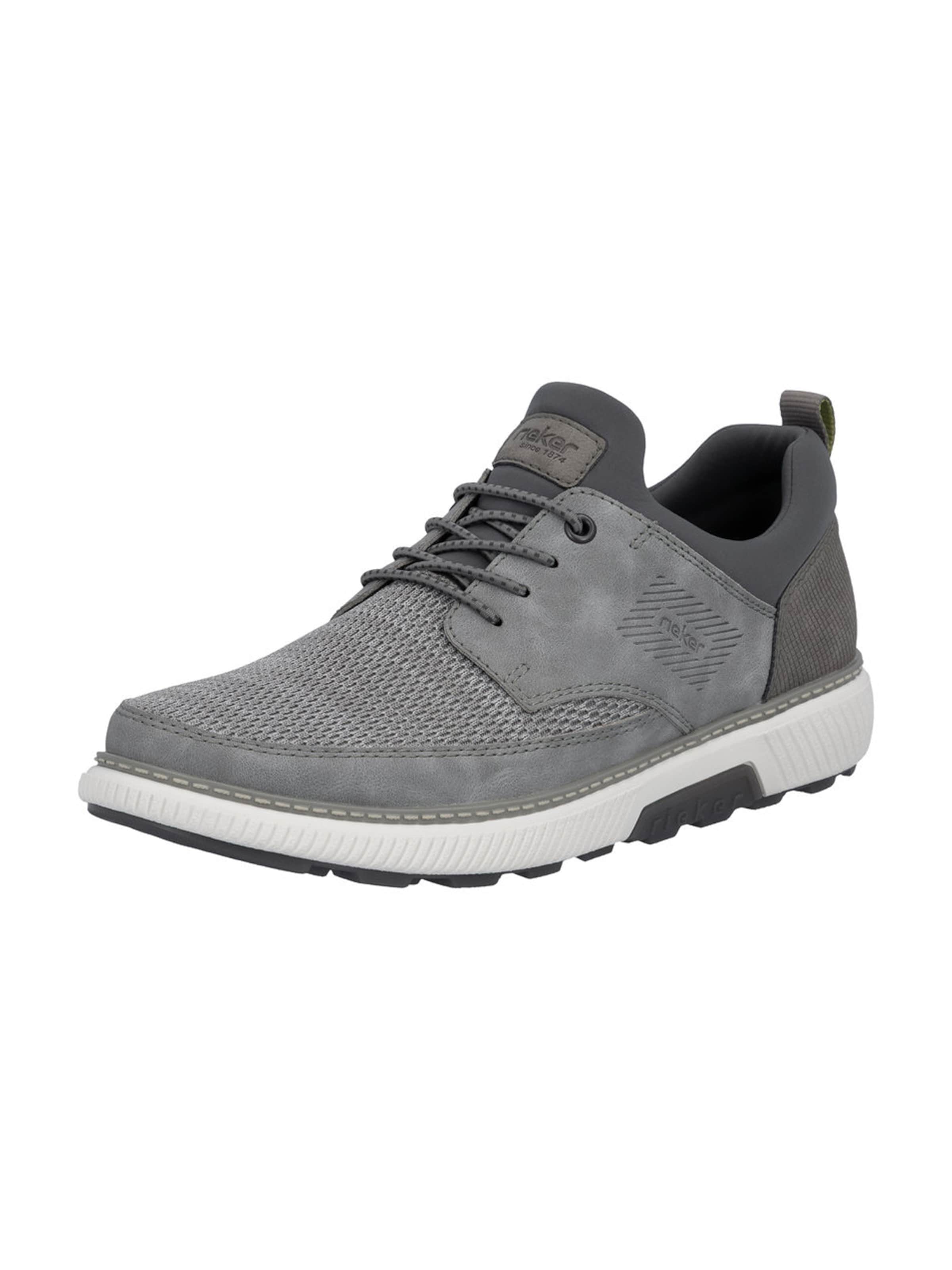 Sneaker bassa di Rieker in grigio: frontale