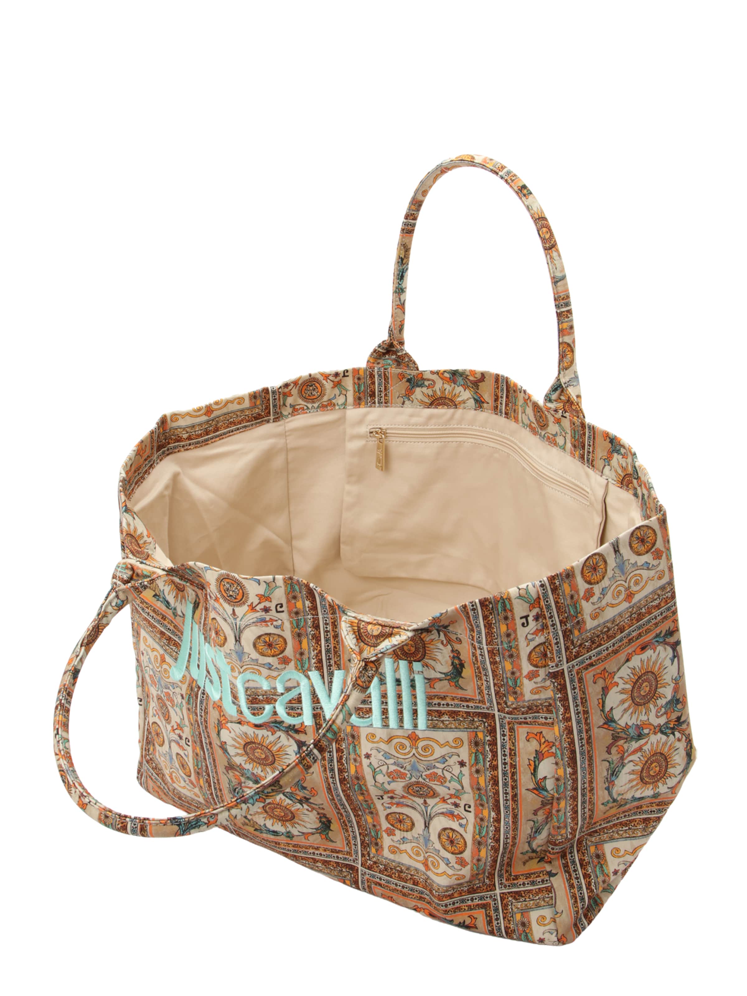 Just Cavalli Torba plażowa w kolorze beżowy