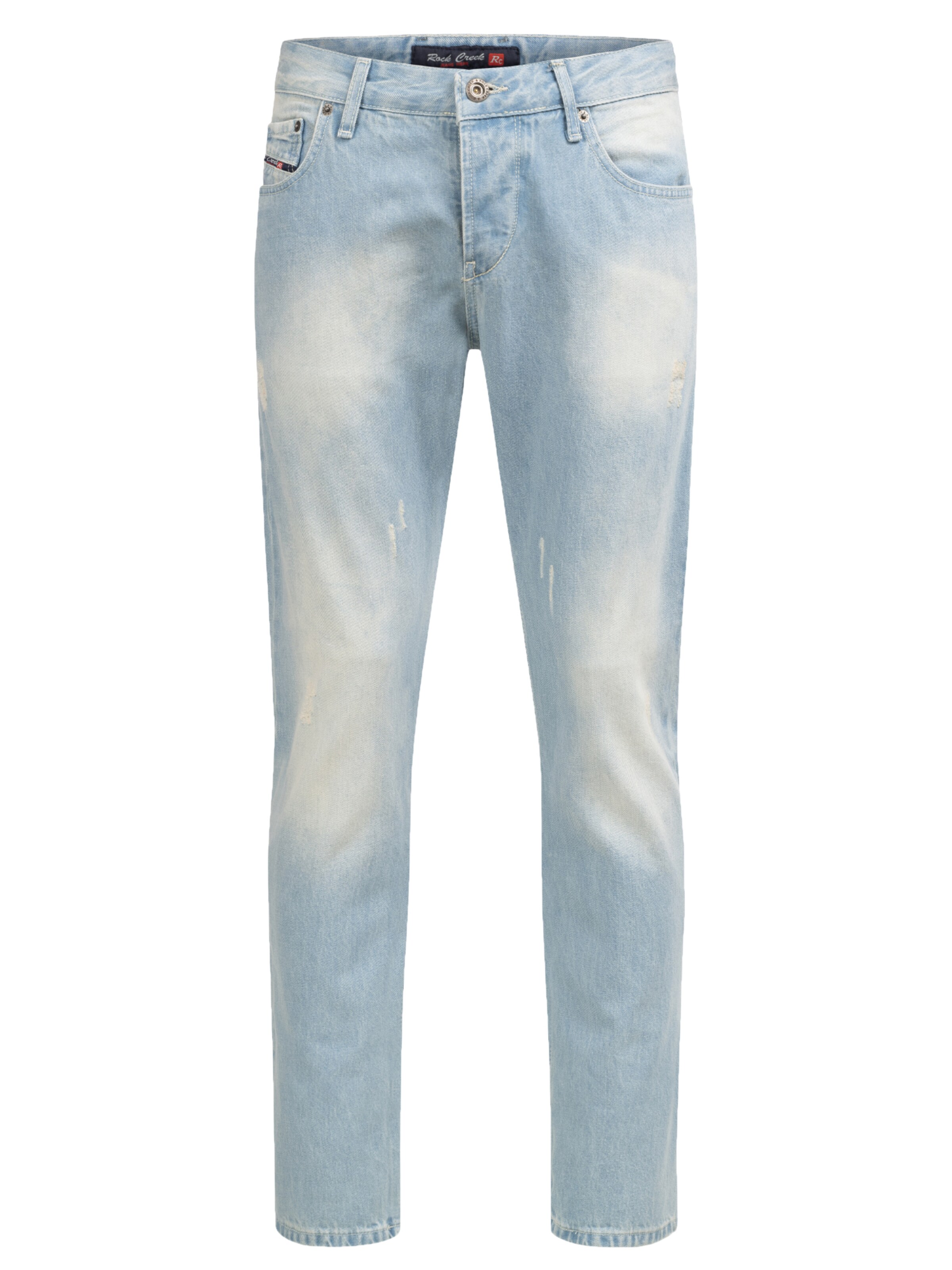 Rock Creek Bootcut Jeans in Blau: Vorderseite