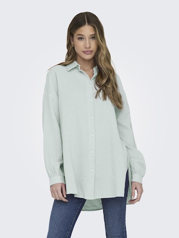 Camicia da donna 'Thyra' di ONLY in verde: frontale