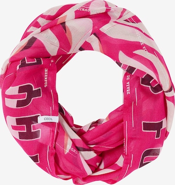CECIL Tube Scarf in Pink: front