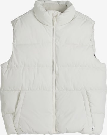 Bershka Bodywarmer in Wit: voorkant