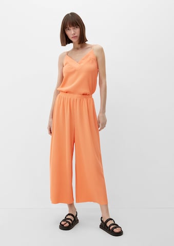 s.Oliver Loose fit Trousers in Orange