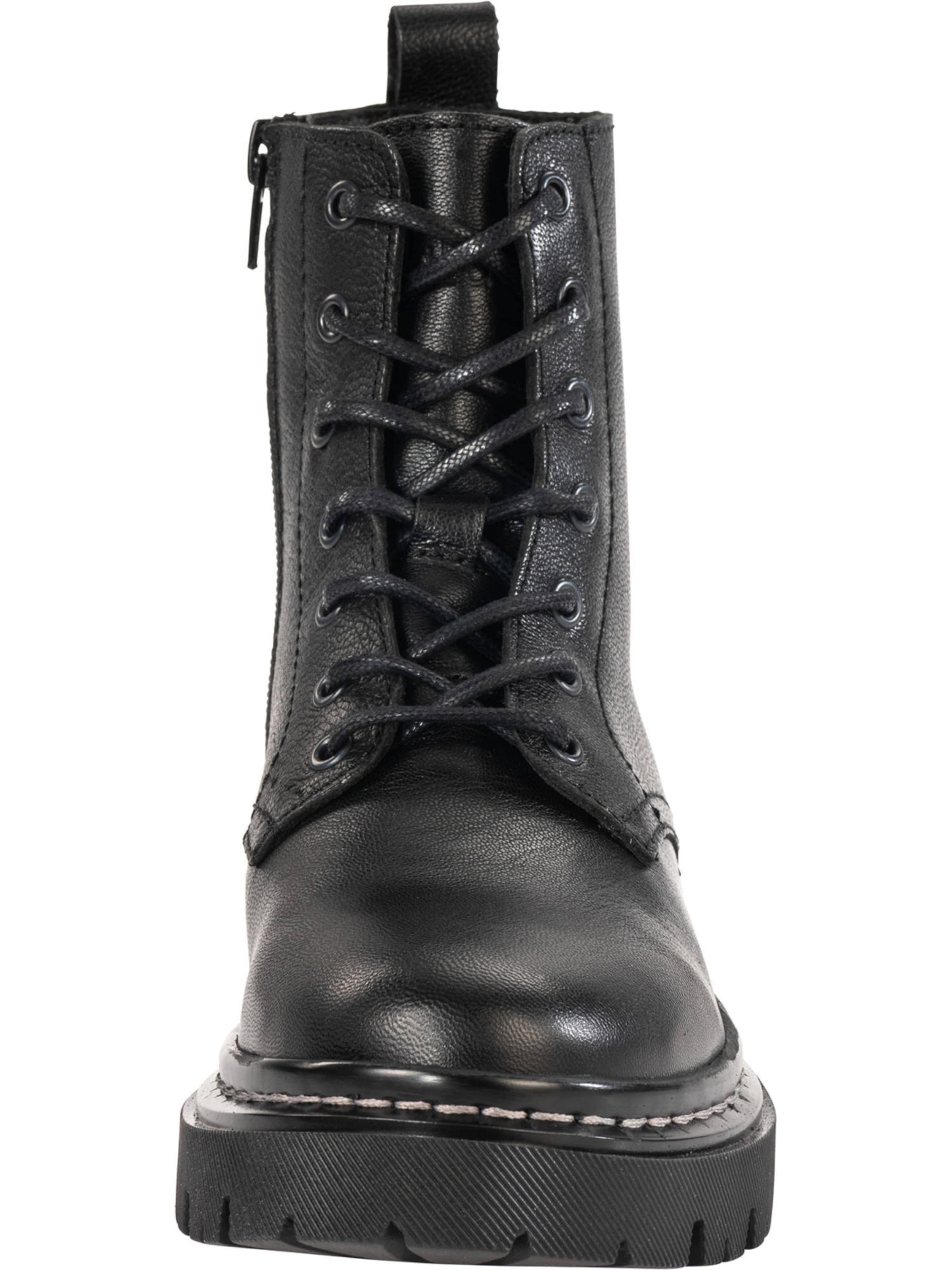 Palado Schnürstiefelette 'Kea' in Schwarz