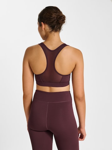 Hummel Bralette Sports bra 'Pulse' in Brown