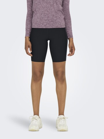 ONLY PLAY Skinny Sportshorts 'New Jana' in Schwarz