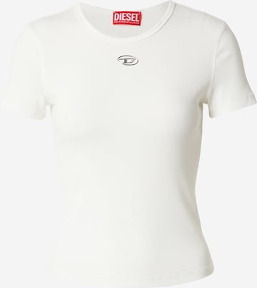 T-shirt 'T-ELE-LONG-OD' DIESEL en blanc : devant