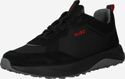 HUGO Sneakers laag 'Kane' in de kleur Rood / Zwart, Productweergave