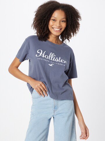 HOLLISTER T-shirt i blå: framsida