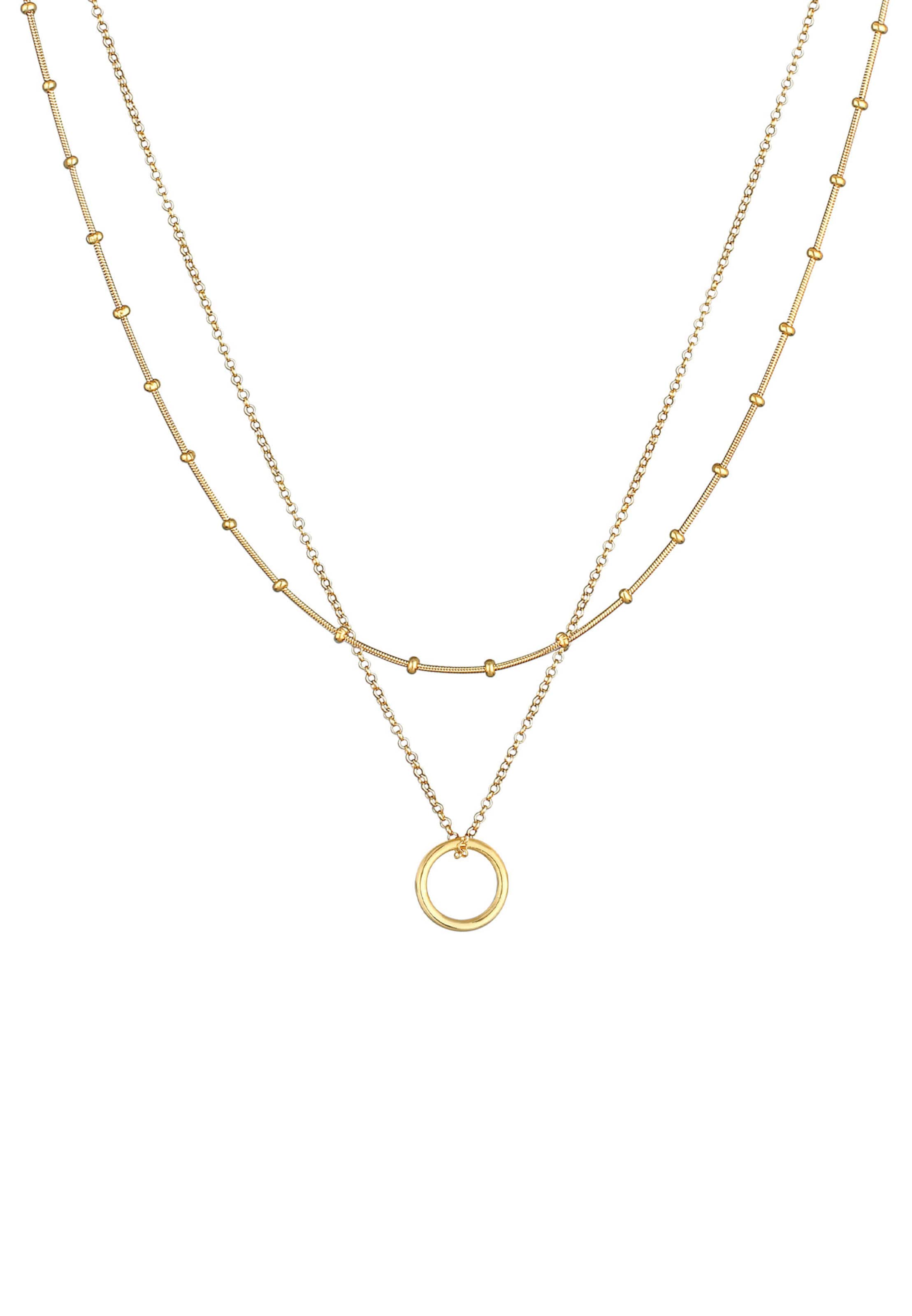 ELLI Αλυσίδα 'Layer' σε χρυσό: μπροστά