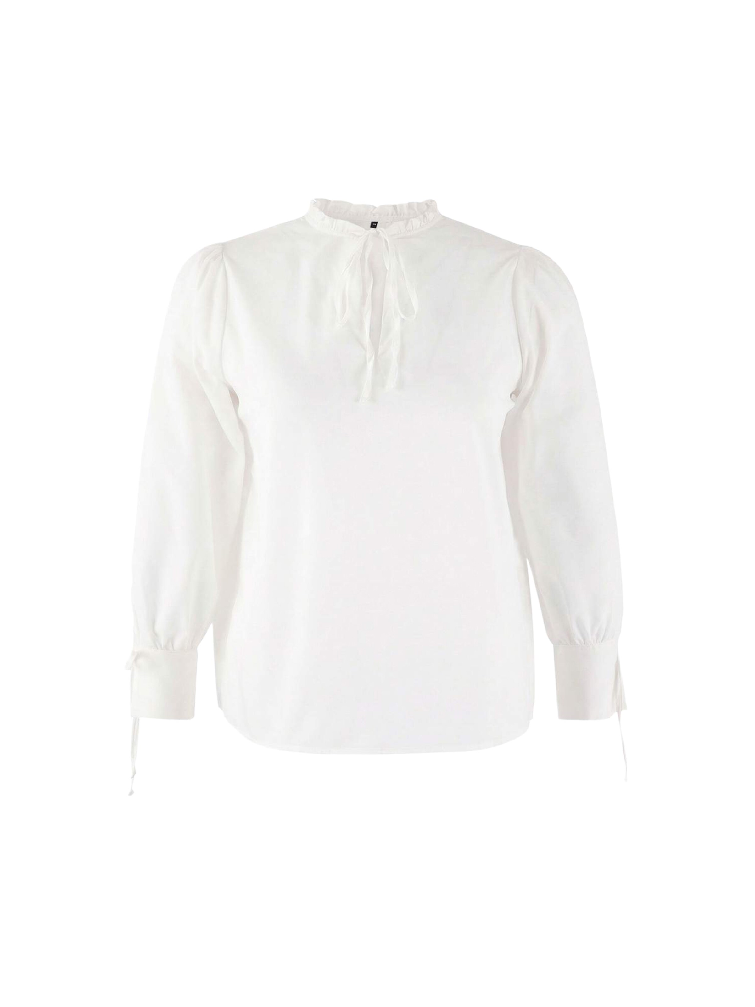 Trendyol Curve - Blusa en blanco: frente