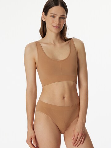 SCHIESSER Bustier BH ' Casual Seamless ' in Beige