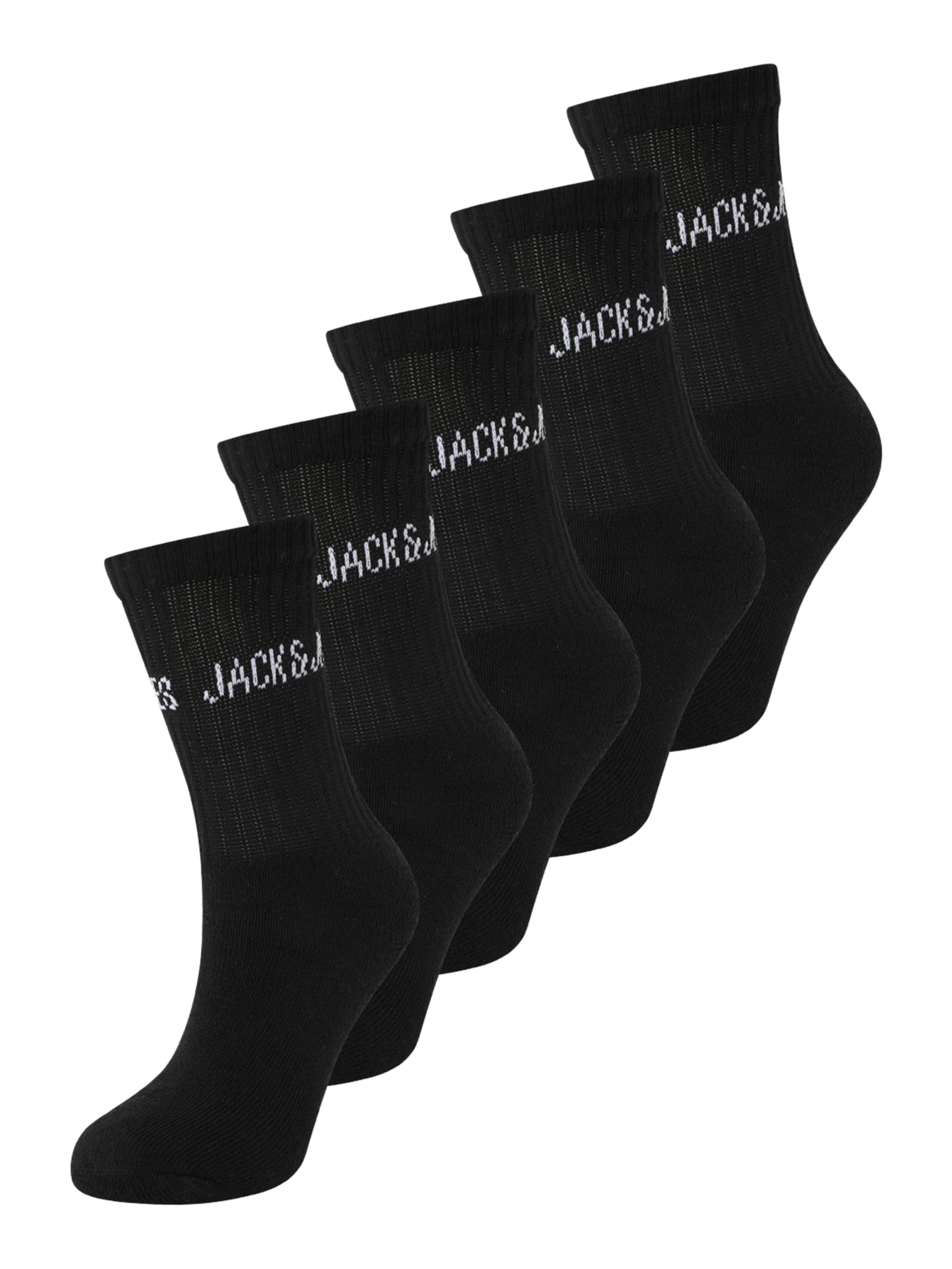 Jack & Jones Junior Socks 'JACREGEN' in Black: front