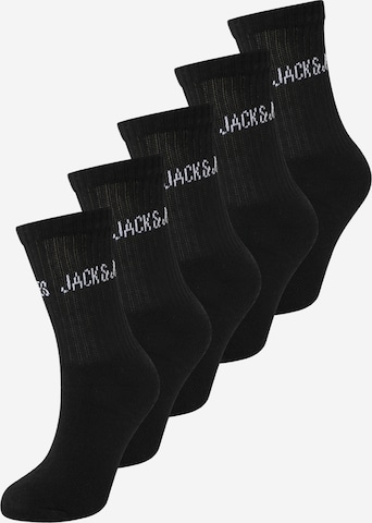 Jack & Jones Junior - Meias 'JACREGEN' em preto: frente