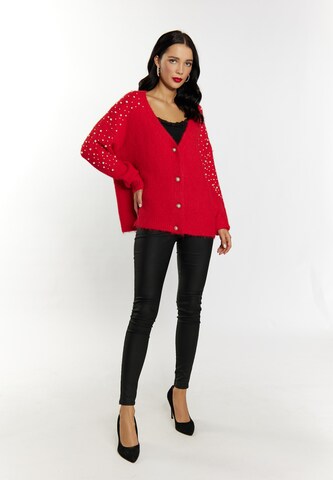 faina - Cárdigan en rojo