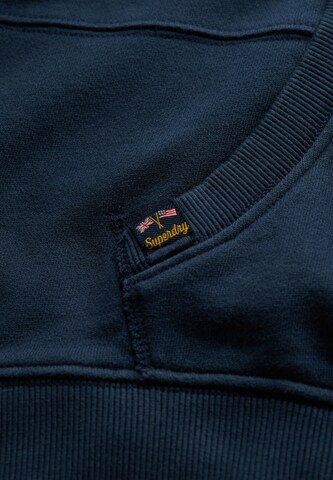 Superdry Sweatshirt 'Athletic Essentials' in Blue
