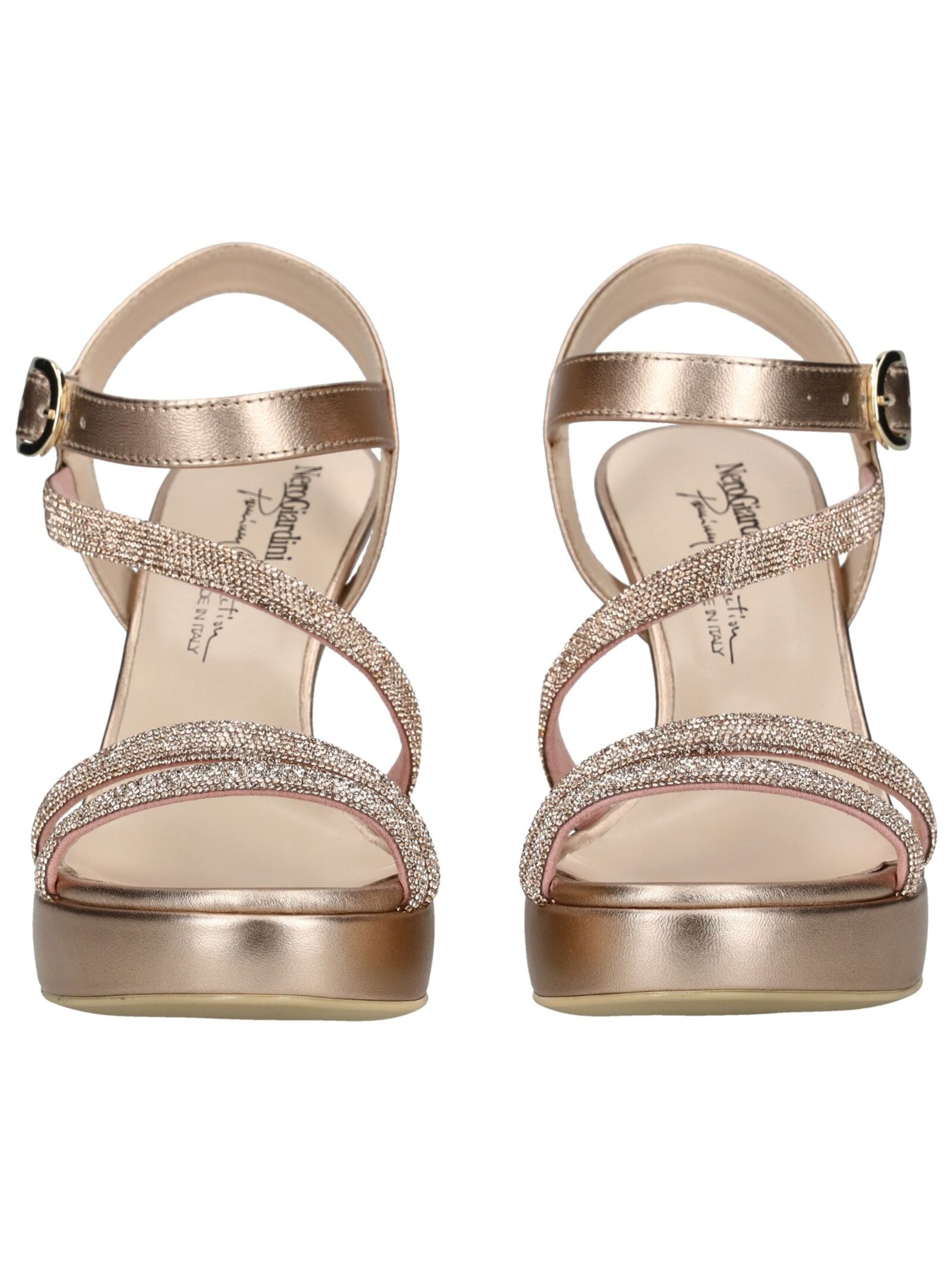 Sandalo con cinturino di Nero Giardini in oro