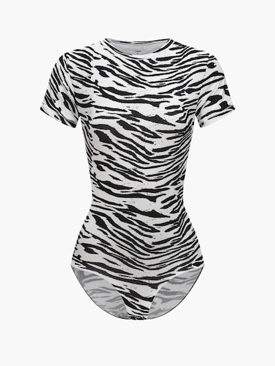 cfab (formerly creamy fabrics) Bodysuit in XS in Black / White, Item view