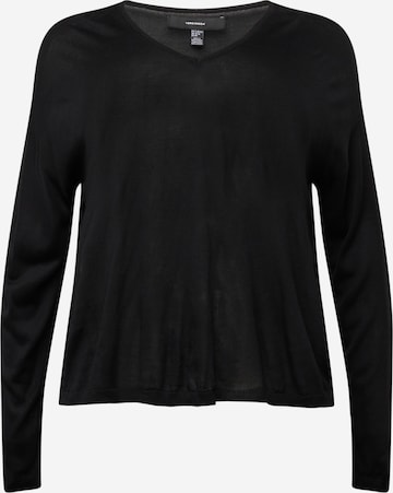 Vero Moda Curve Sweater 'NOVA' in Black: front