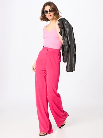 Nasty Gal Zvonové kalhoty Kalhoty – pink