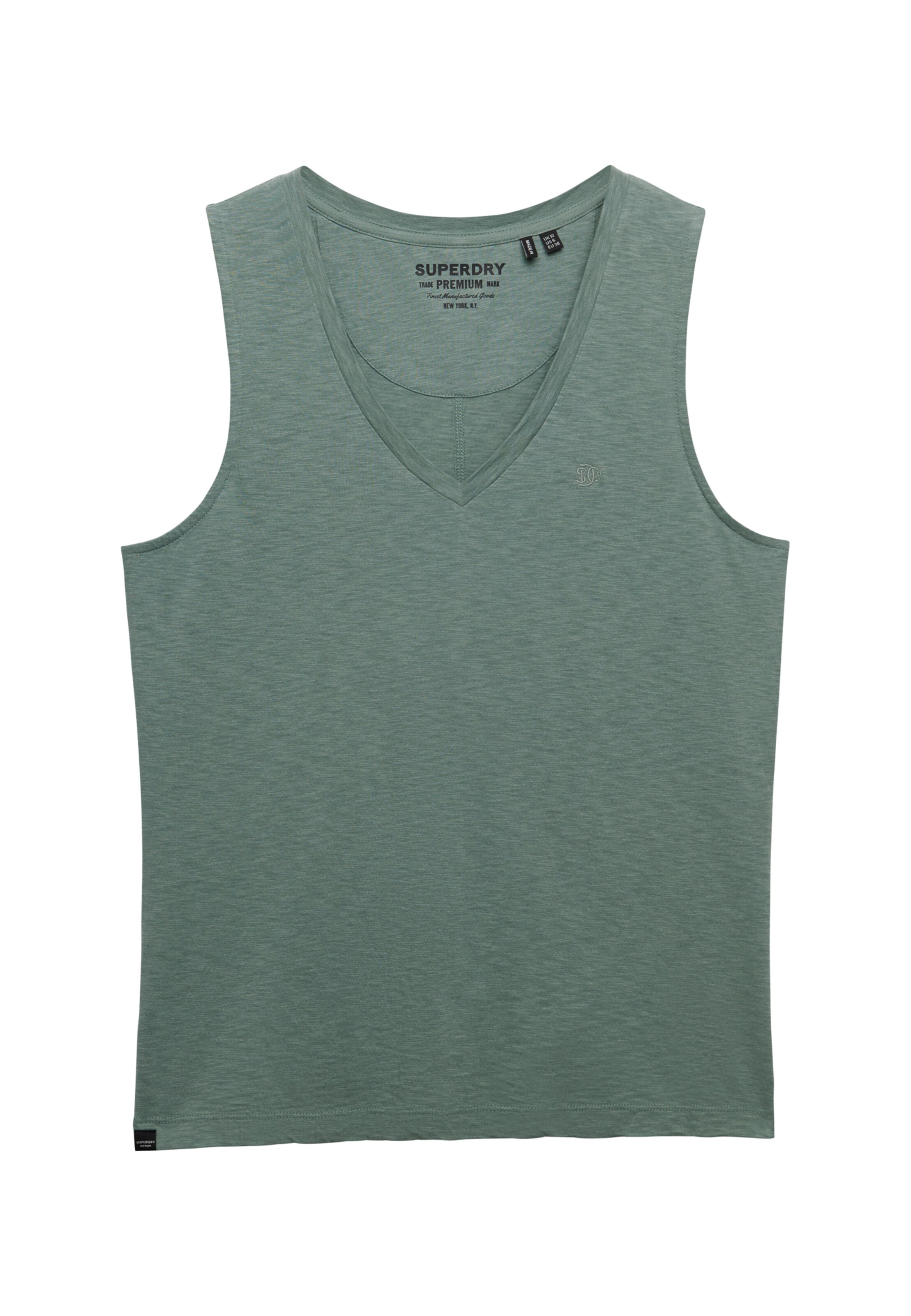 Superdry & Co Top 'Studios' in Groen: voorkant