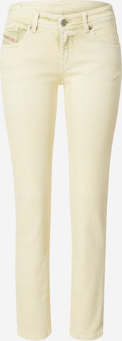 DIESEL - Slimfit Pantalón en amarillo: frente