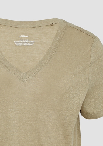 T-shirt s.Oliver en vert