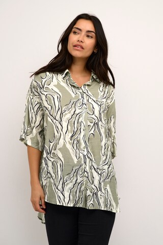 Kaffe Blouse 'Elino' in Green: front