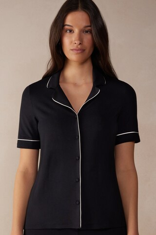 INTIMISSIMI Pajama Shirt in Black: front