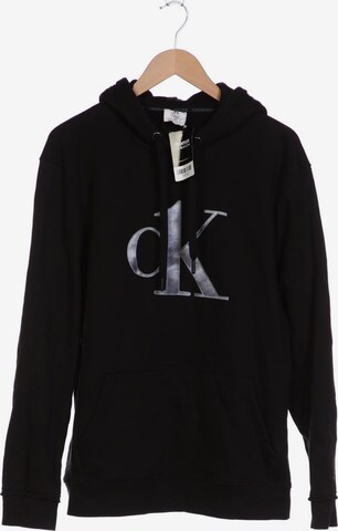 Calvin Klein Sweatshirt & Zip-Up Hoodie in XL in Black: front