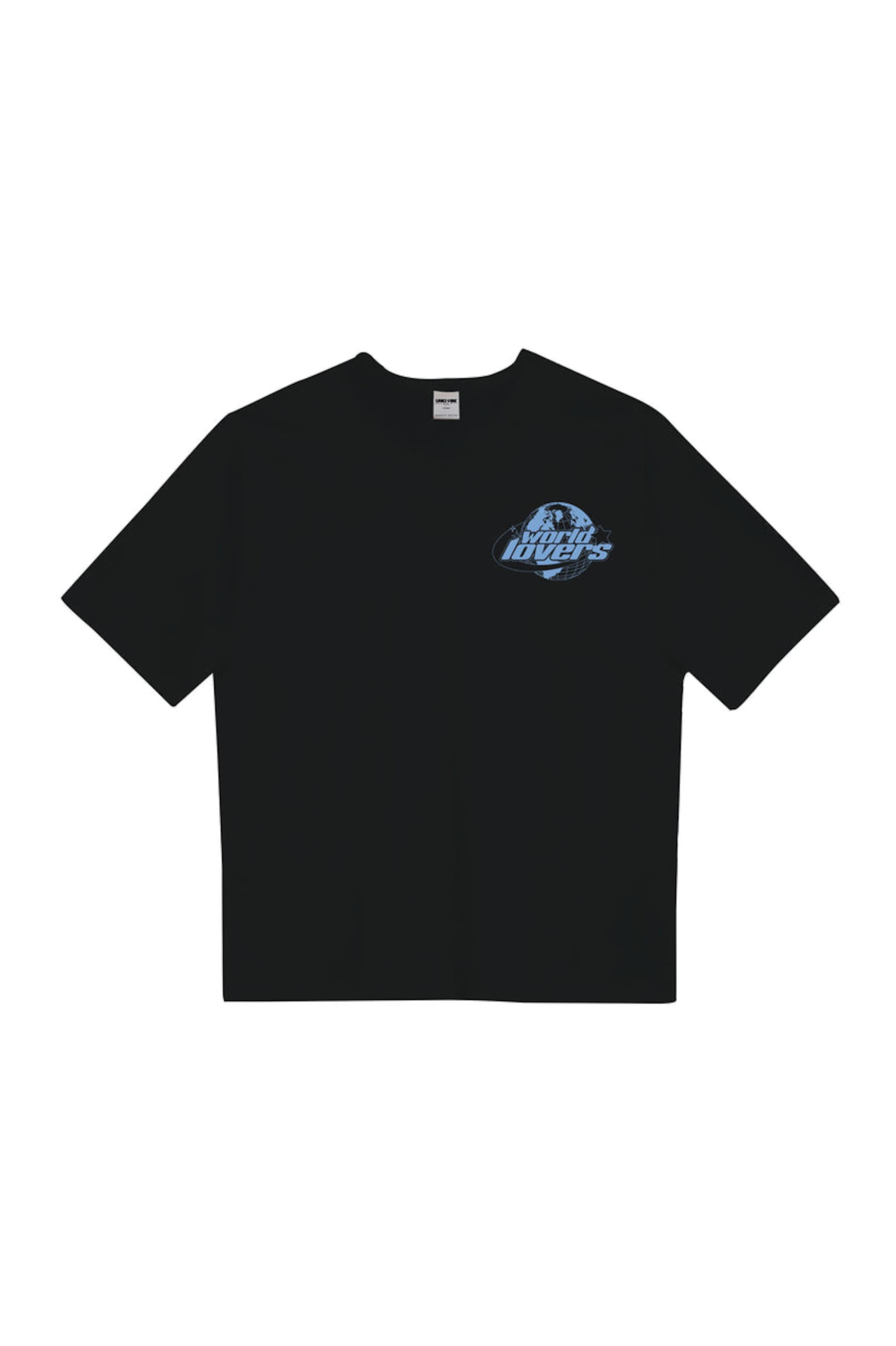 UNIQVIBE Shirt in Zwart: voorkant