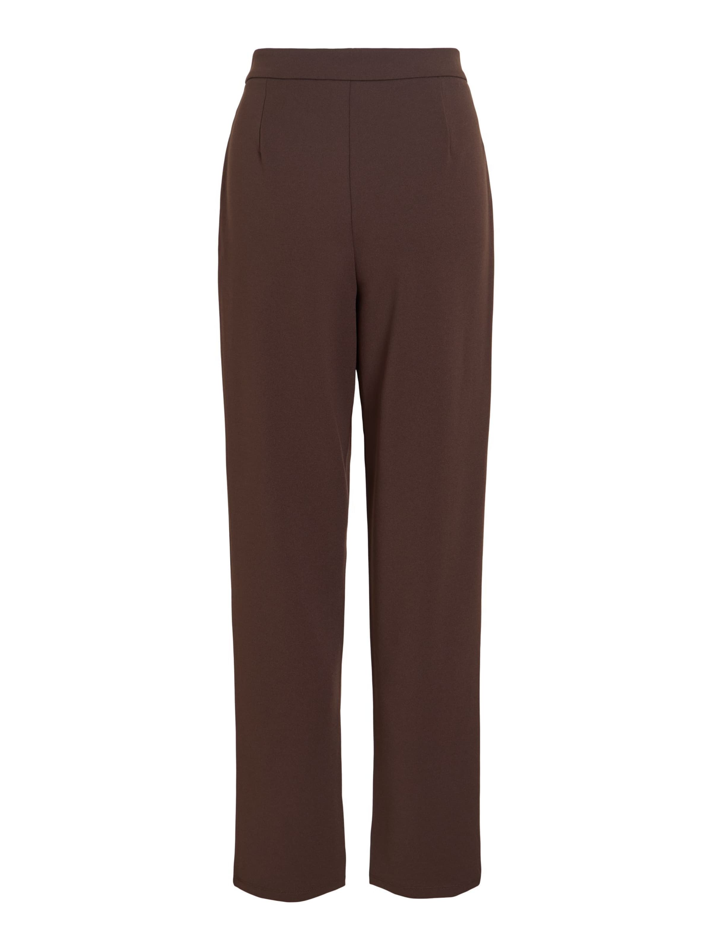 VILA Slimfit Broek 'VIClara' in Bruin