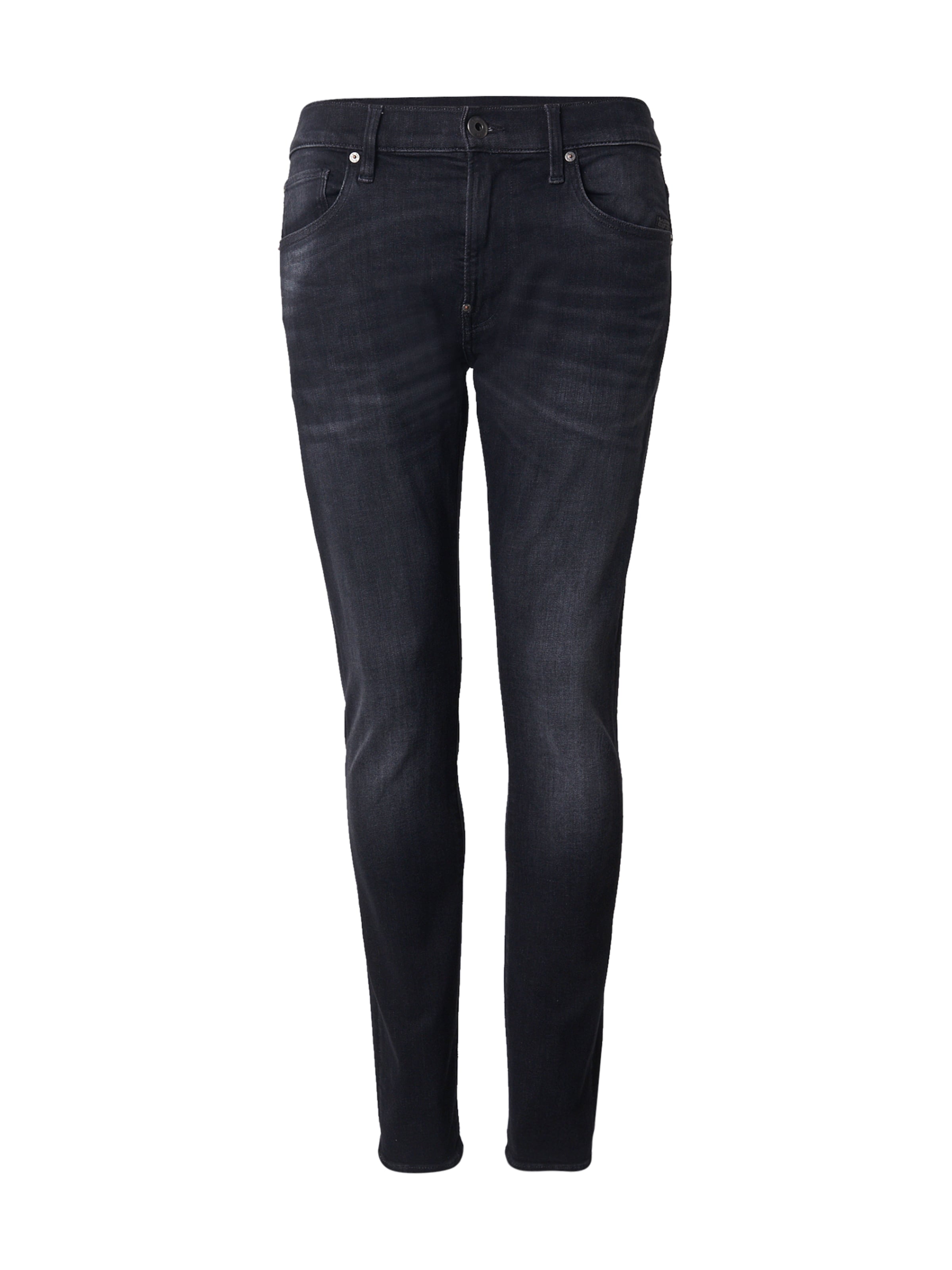G-STAR Skinny Jeans in Black: front