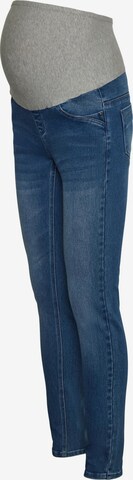 MAMALICIOUS Slim fit Jeggings 'Jacks' in Blue: front