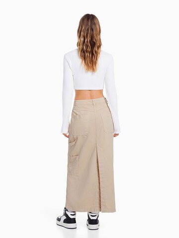 Bershka Nederdel i beige