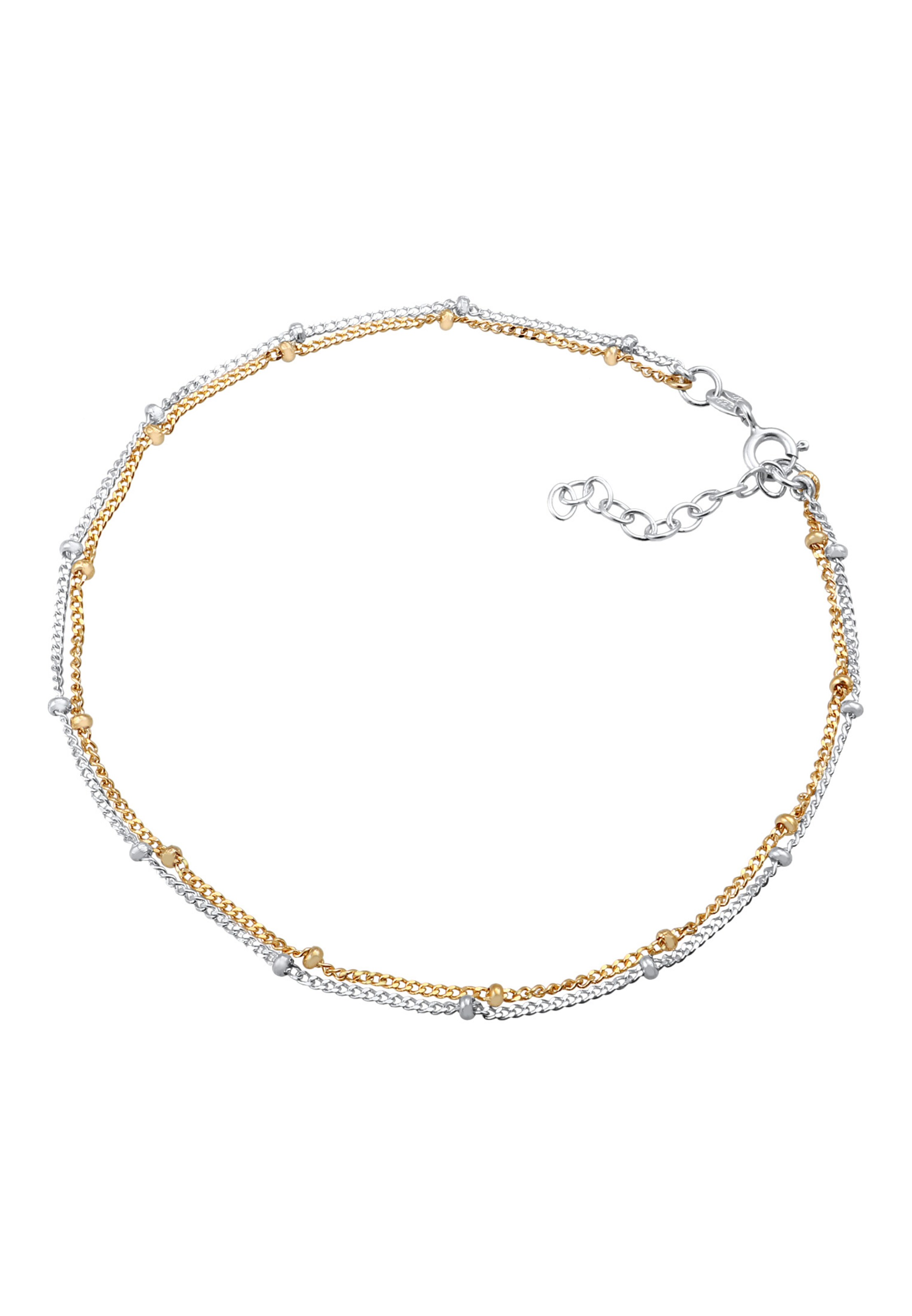 ELLI Fußschmuck Bi Color_Tri Color in Gold