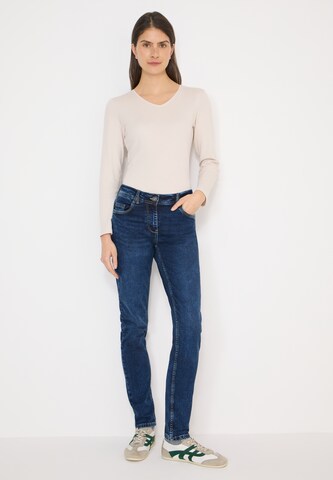 CECIL Slimfit Jeans in Blau