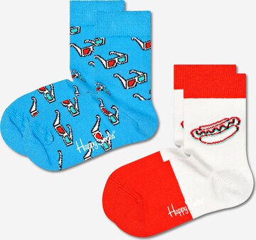 Calzino di Happy Socks in blu: frontale