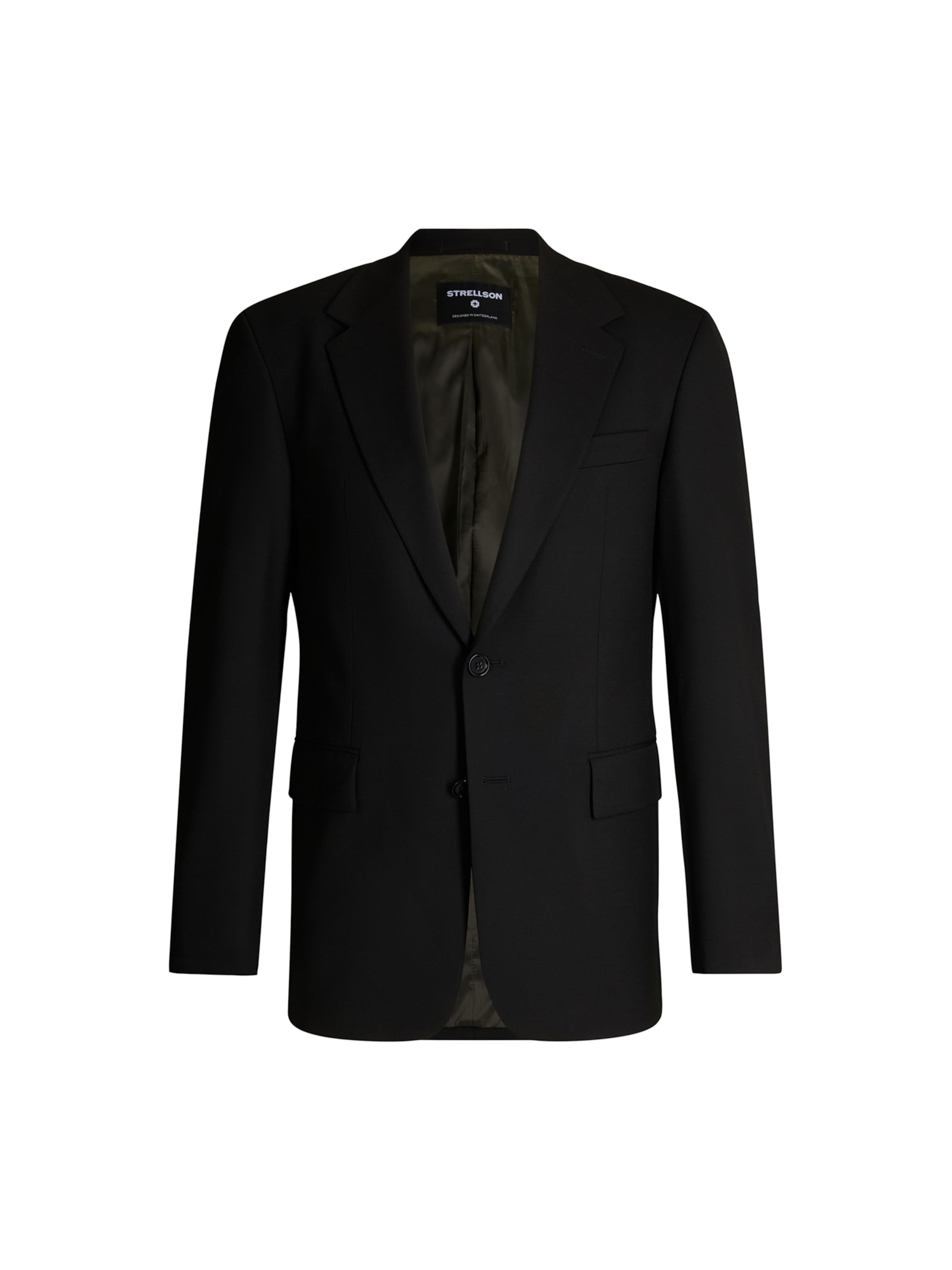 Coupe slim Veste de costume 'Reece ' STRELLSON en noir : devant