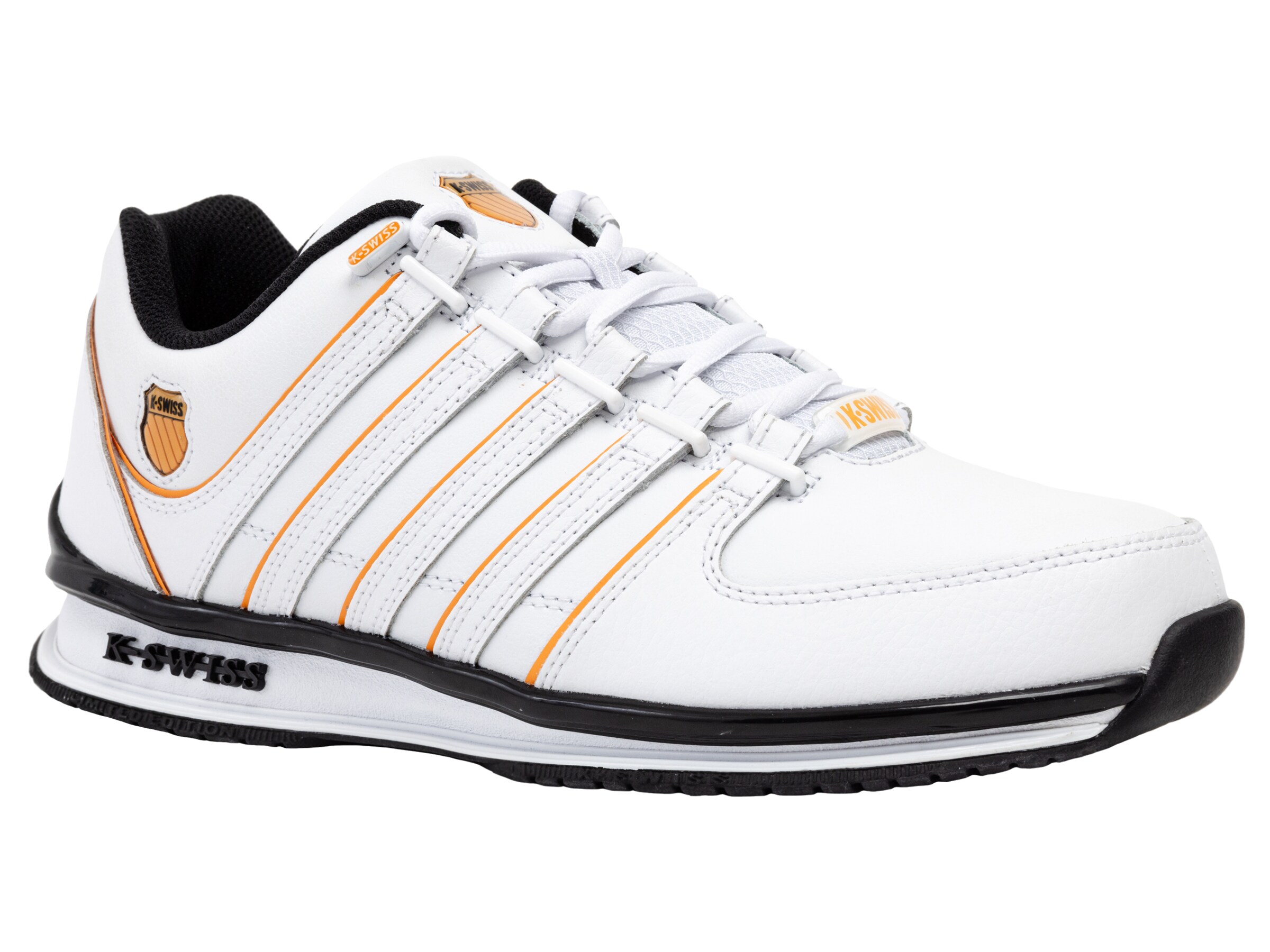 K-SWISS - Sapatilhas baixas 'Rinzler' em branco: frente