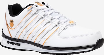 K-SWISS - Sapatilhas baixas 'Rinzler' em branco: frente